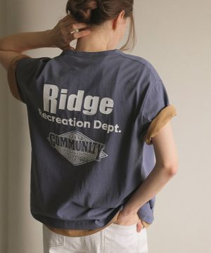 리지 그래픽 반팔 탑