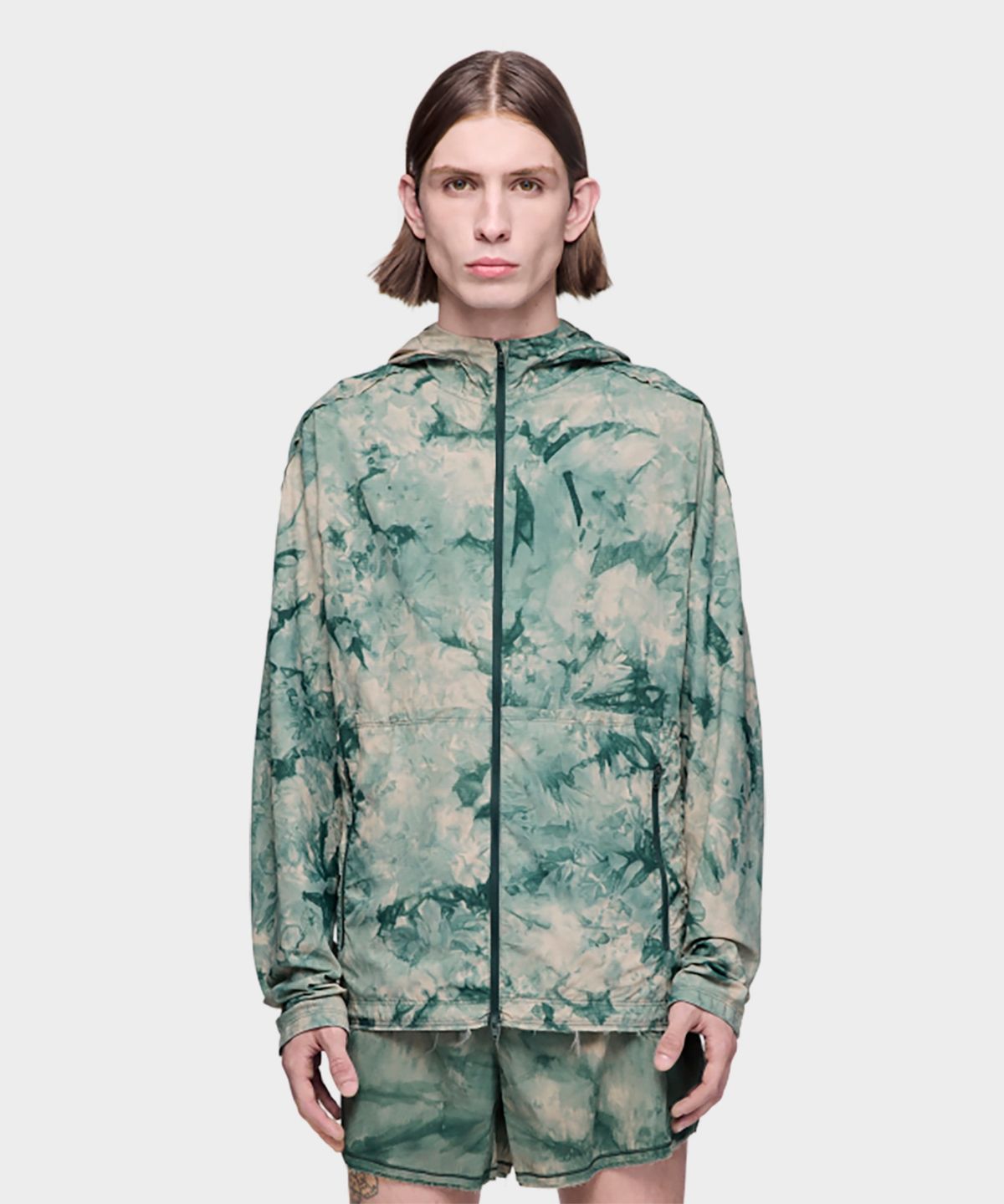 와이쓰리(Y-3) (M) AOP 러닝 로우 컷 재킷 멀티 M AOP RUN J RC MULTICOLOR