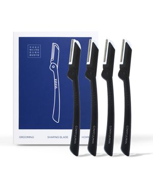 젠툴맨 국내생산 매너그루밍 맨즈헤어 폴딩 정리칼 4P