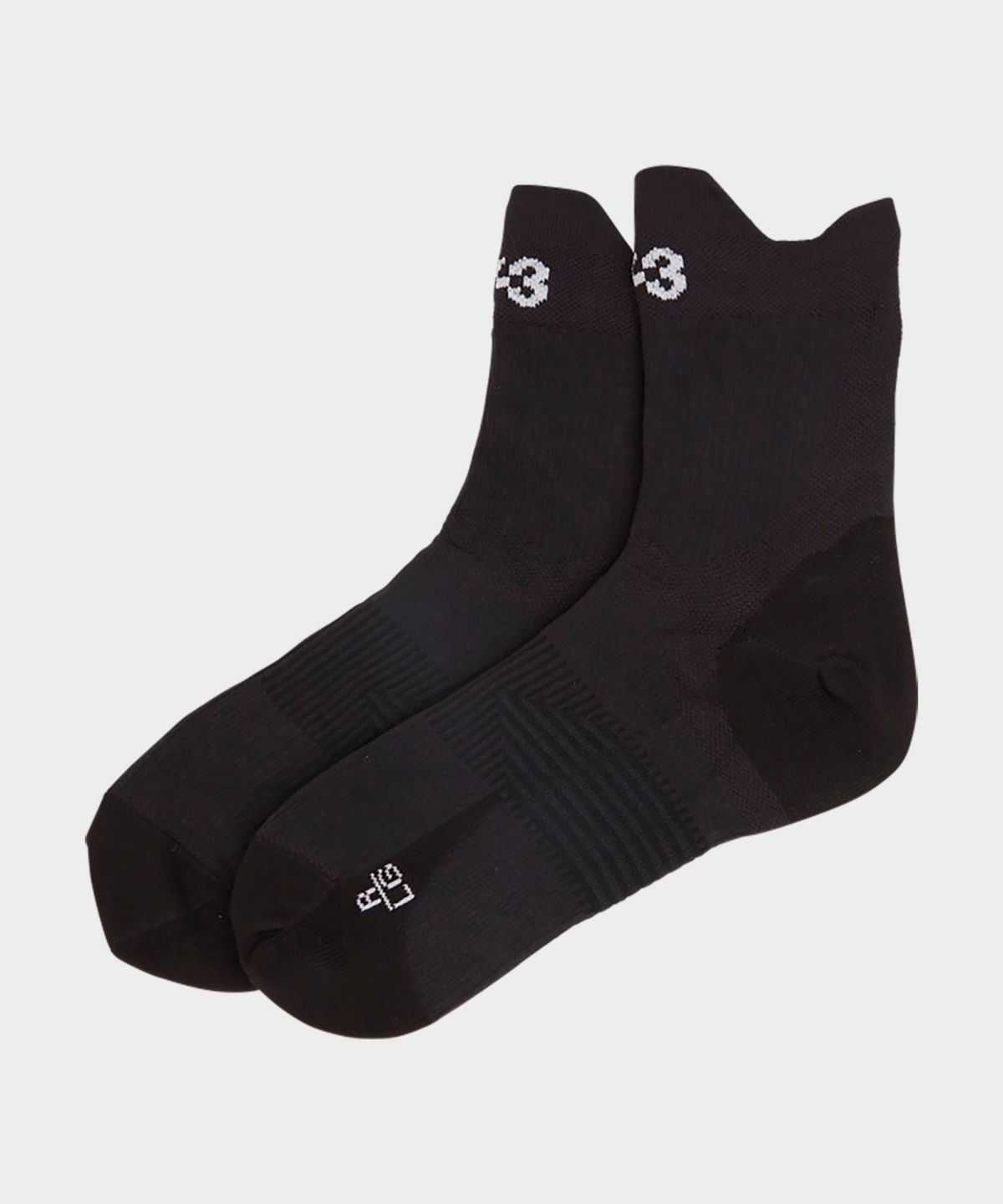 와이쓰리(Y-3) (U) 런 삭스 블랙 Y-3 RUN SOCK BLACK