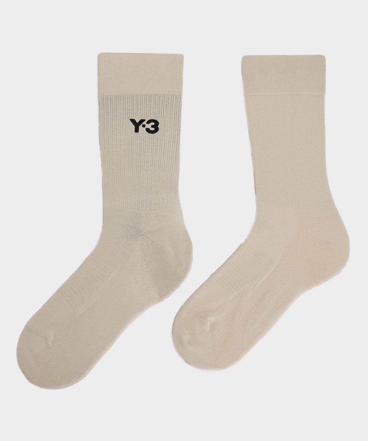 와이쓰리(Y-3) (U) 클래식 크루 삭스 베이지 Y-3 CL SOCK CRE ALUMINA