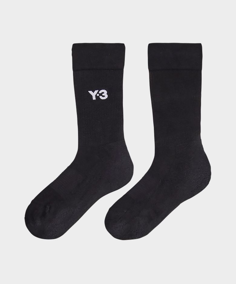 (U) 클래식 크루 삭스 블랙 Y-3 CL SOCK CRE BLACK