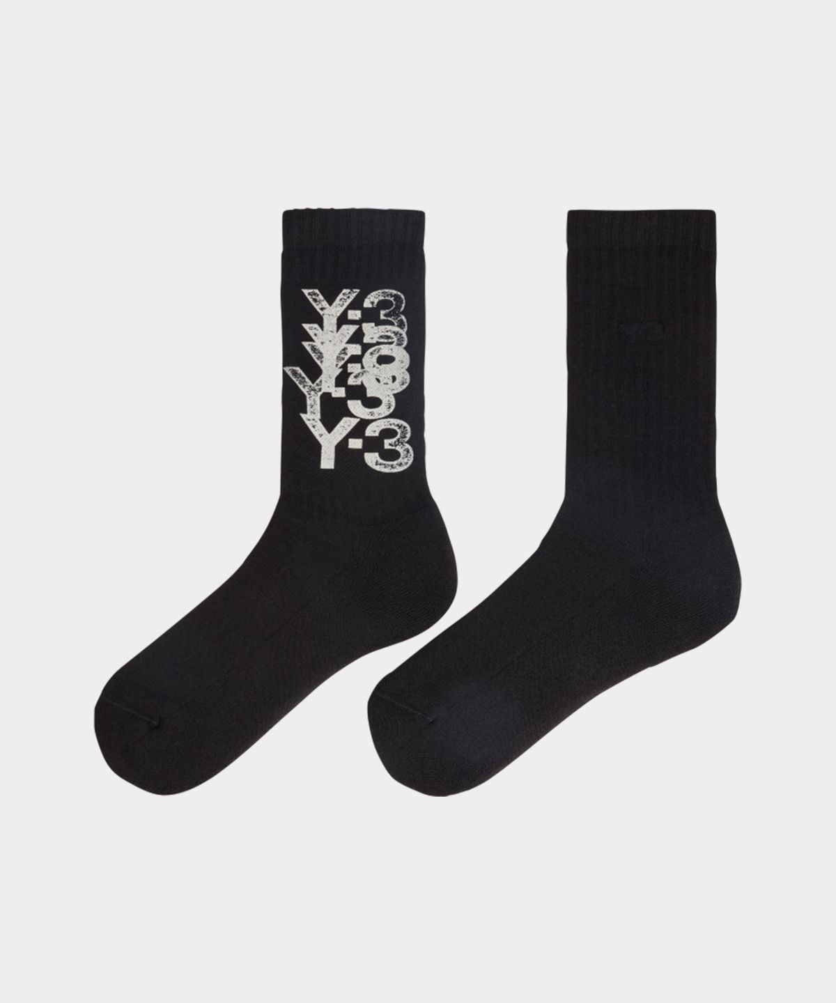 와이쓰리(Y-3) (U) 그래픽 크루 삭스 블랙 Y-3 MERCH SOCKS BLACK