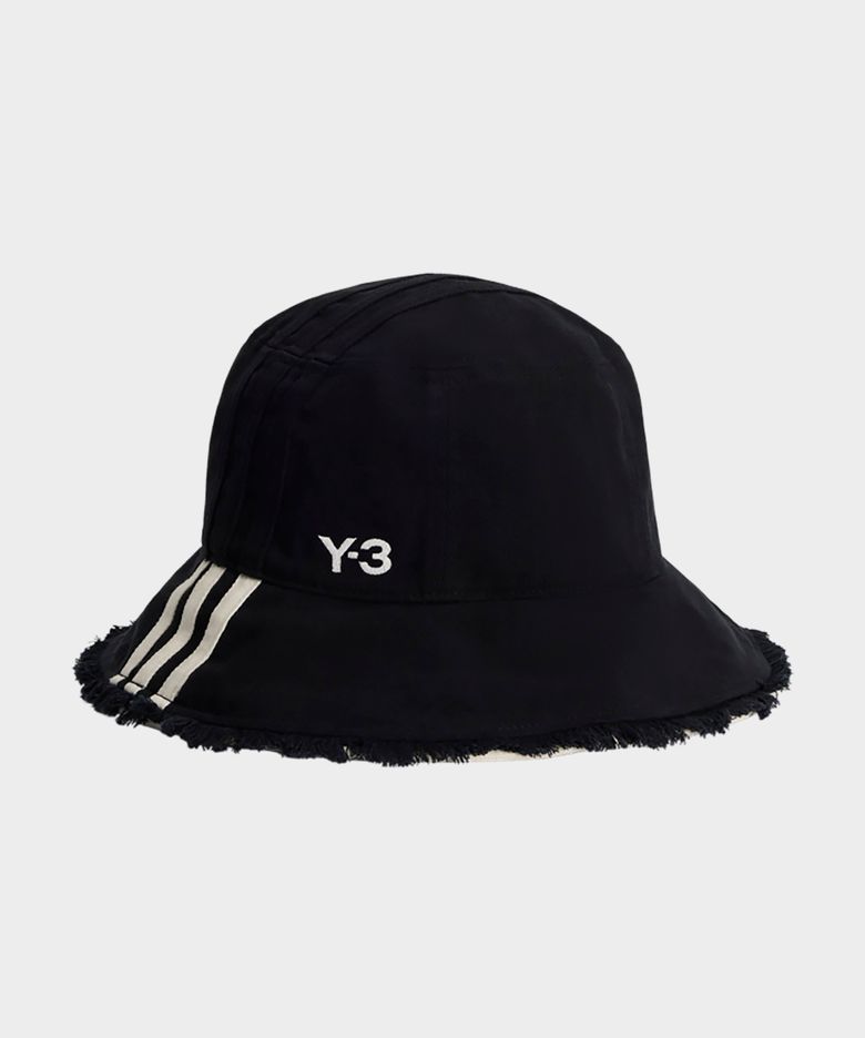 (U) 스트라이프 버킷 햇 블랙 Y-3 STRIPES HAT BLACK