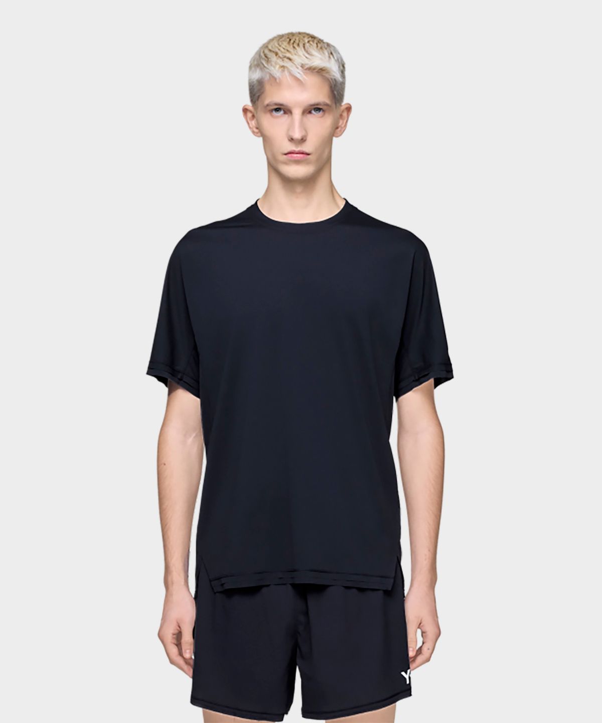 와이쓰리(Y-3) (M) 러닝 숏 슬리브 티셔츠 블랙 M RUN SS TEE RC BLACK