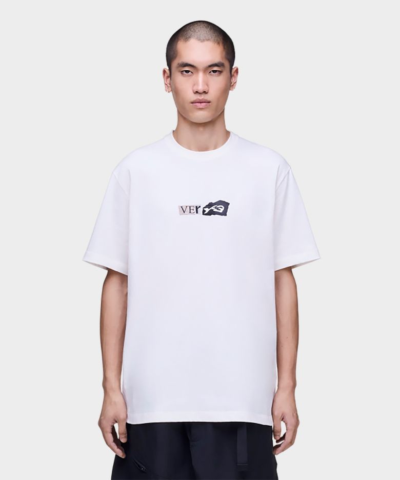 (U) VERY-3 숏 슬리브 티셔츠 화이트 VERY-3 SS TEE CHALK WHITE