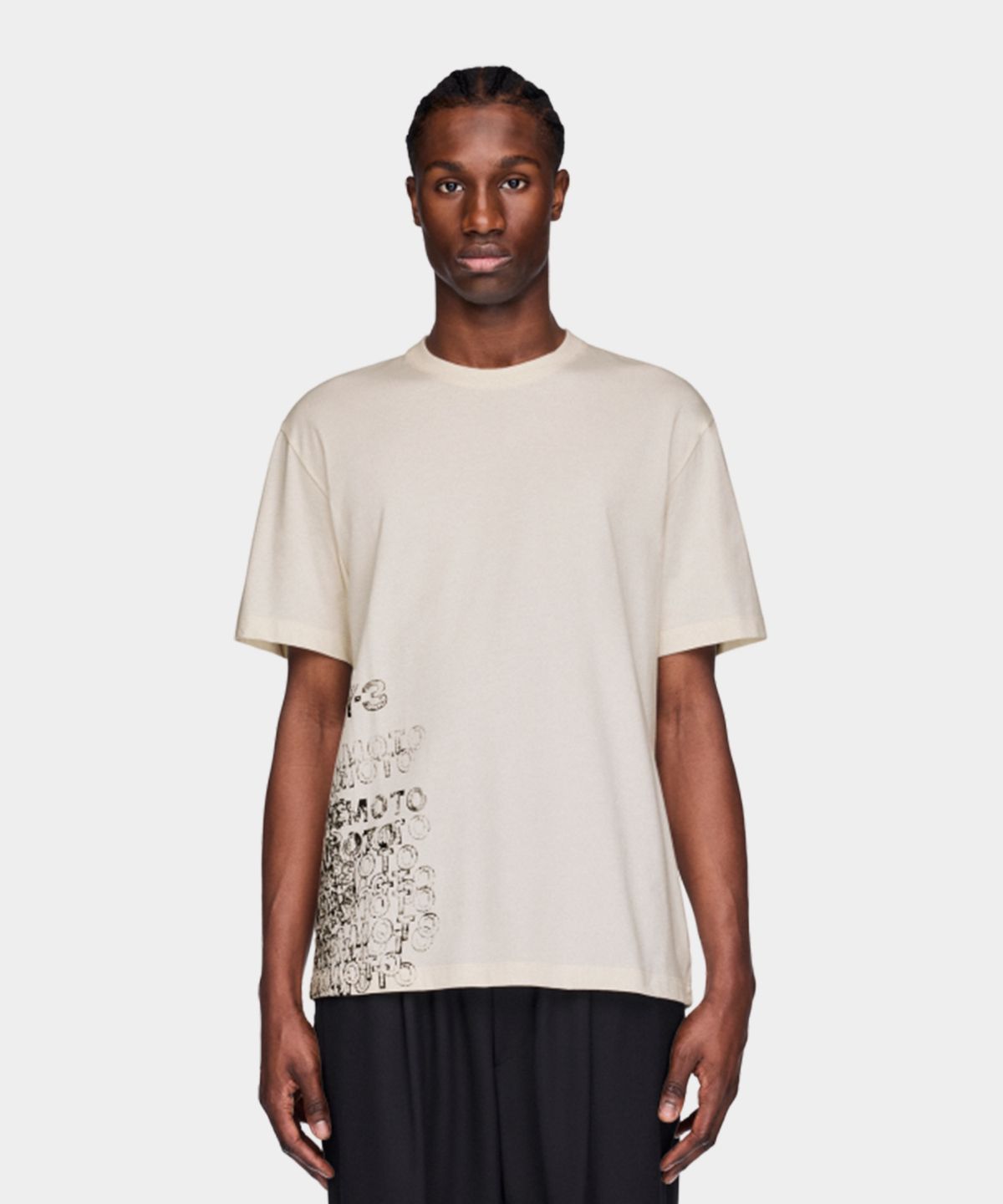 와이쓰리(Y-3) (U) GFX 숏 슬리브 티셔츠 화이트 GFX SS TEE CHALK WHITE