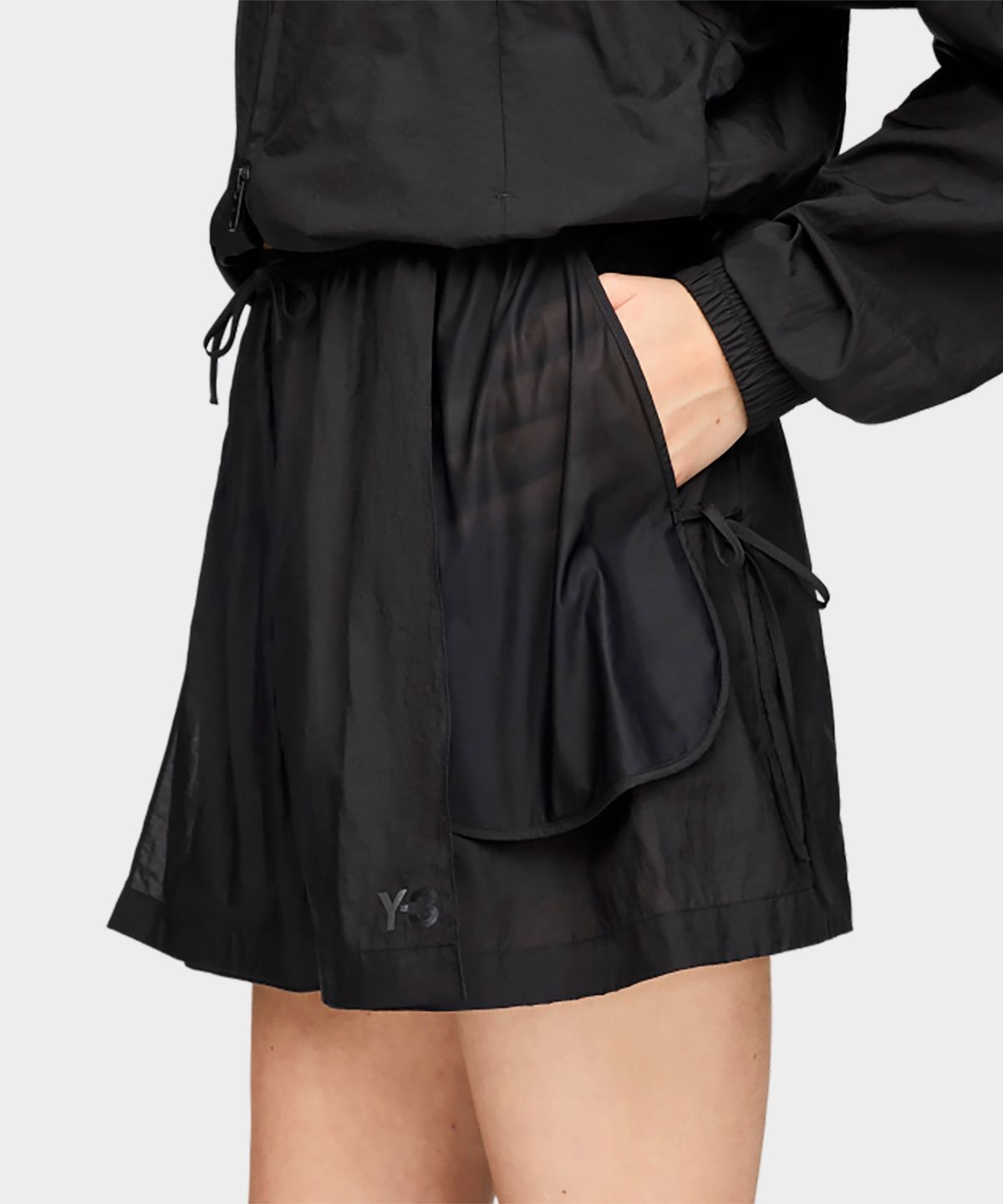 와이쓰리(Y-3) (W) 메시 쇼츠 블랙 W MESH SHORTS BLACK
