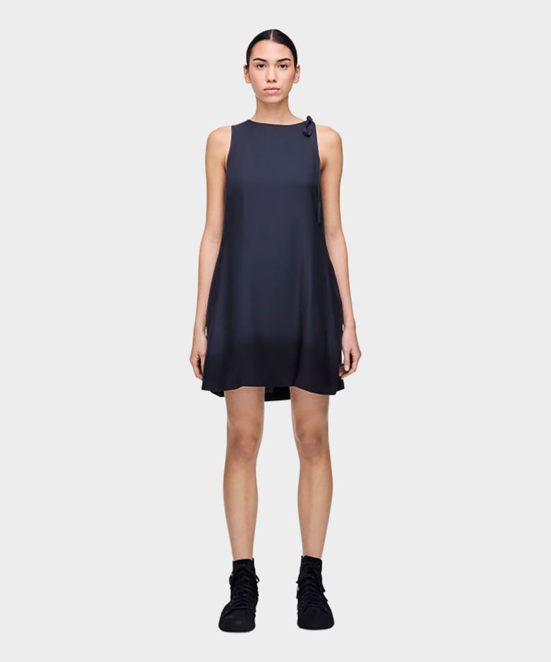 (W) 루즈 숏 딥 다이 드레스 그레이 W SHRT DD DRESS NIGHT GREY/BLACK