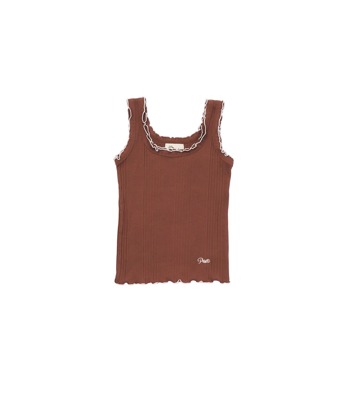노브포에티(NOVE POETI) LAVI SLEEVELESS BROWN