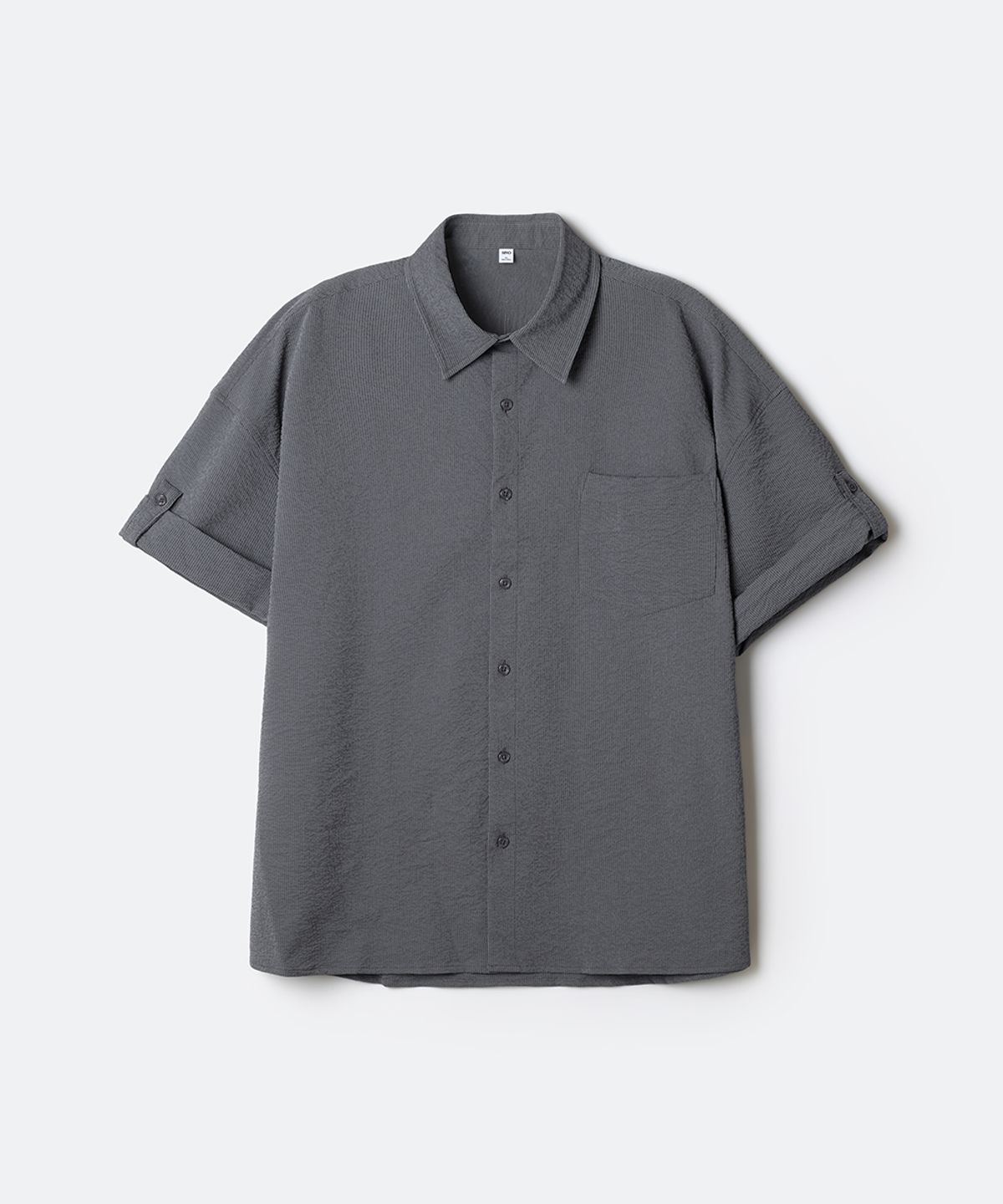 스파오(SPAO) [시티웨어] 오버핏 반팔 셔츠_SPYWG25C05