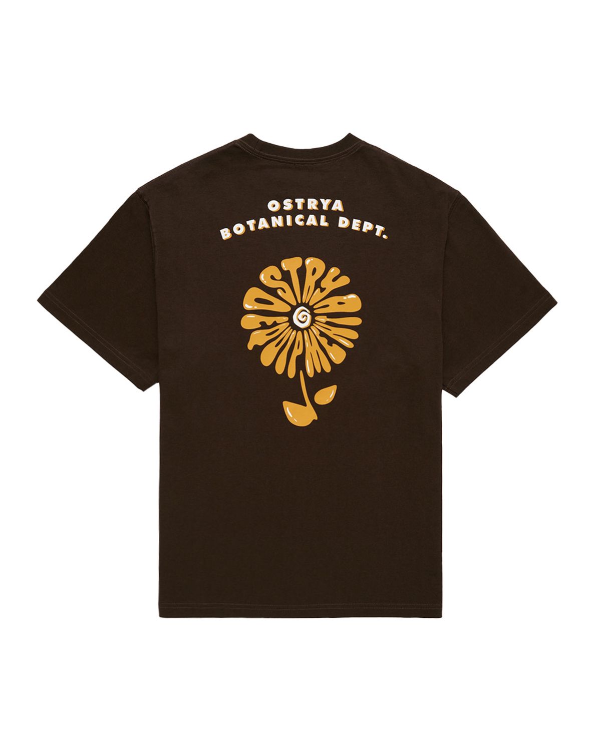 오스트리야(OSTRYA) 26SS Botanic Swirl Tee Umber