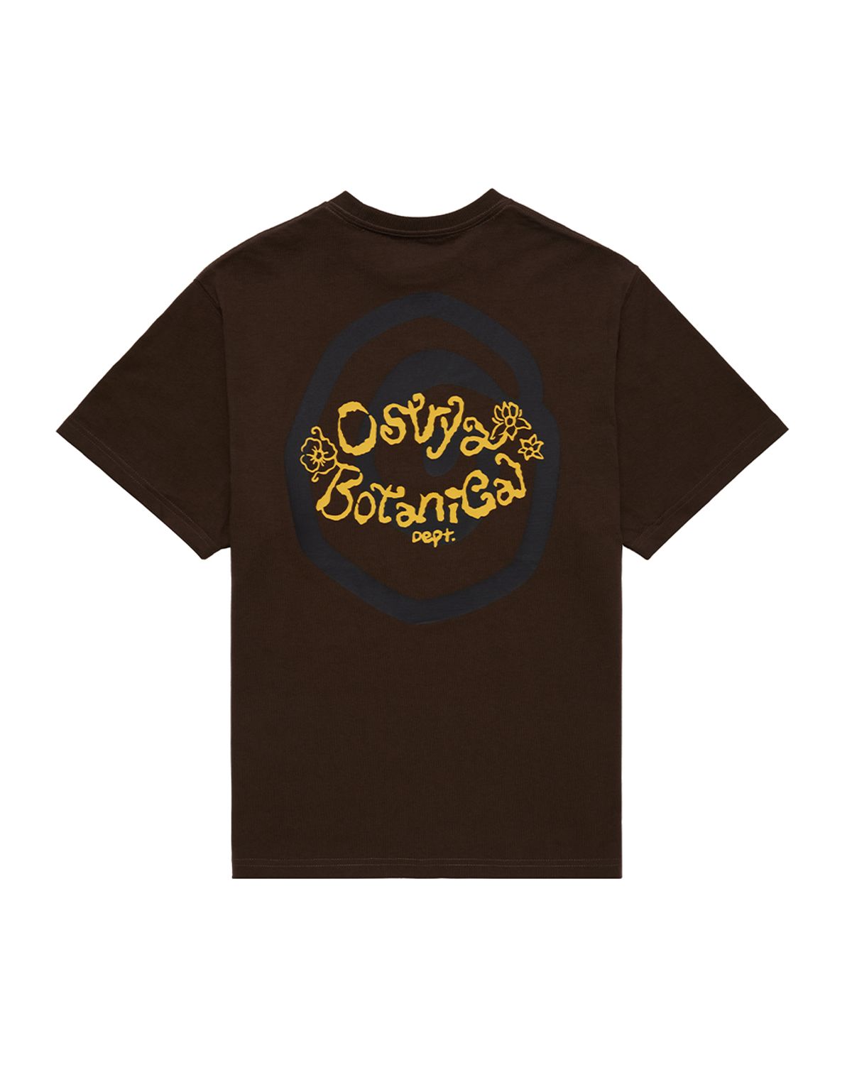 오스트리야(OSTRYA) 26SS Botanical Dept Stamp tee Umber