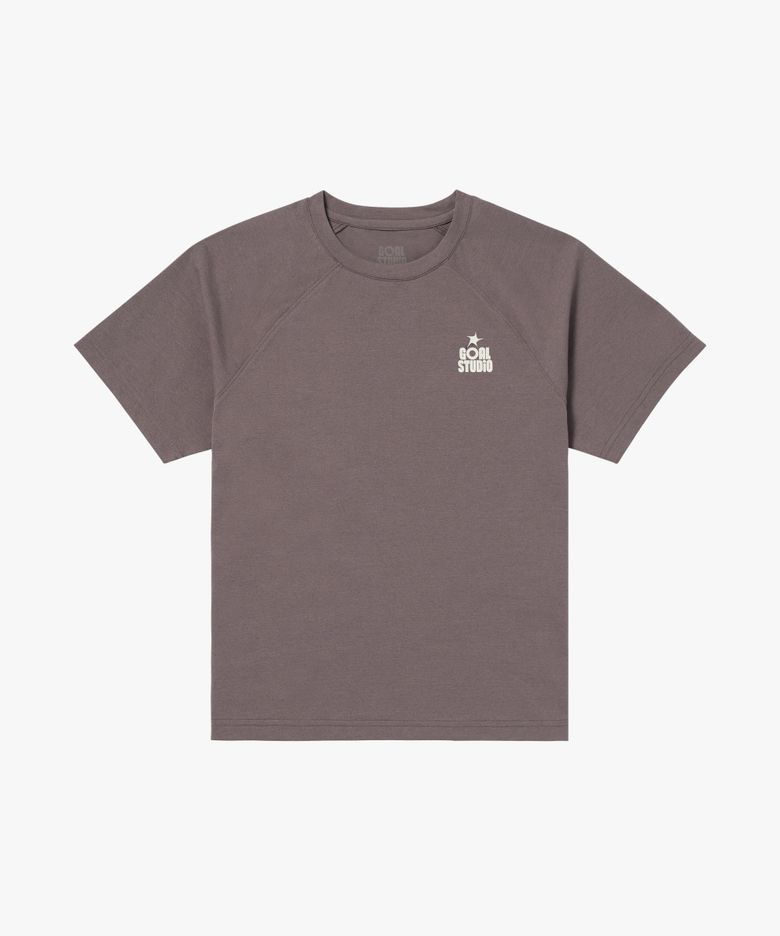 WS ESSENTIAL AIRDRY TEE-BROWN