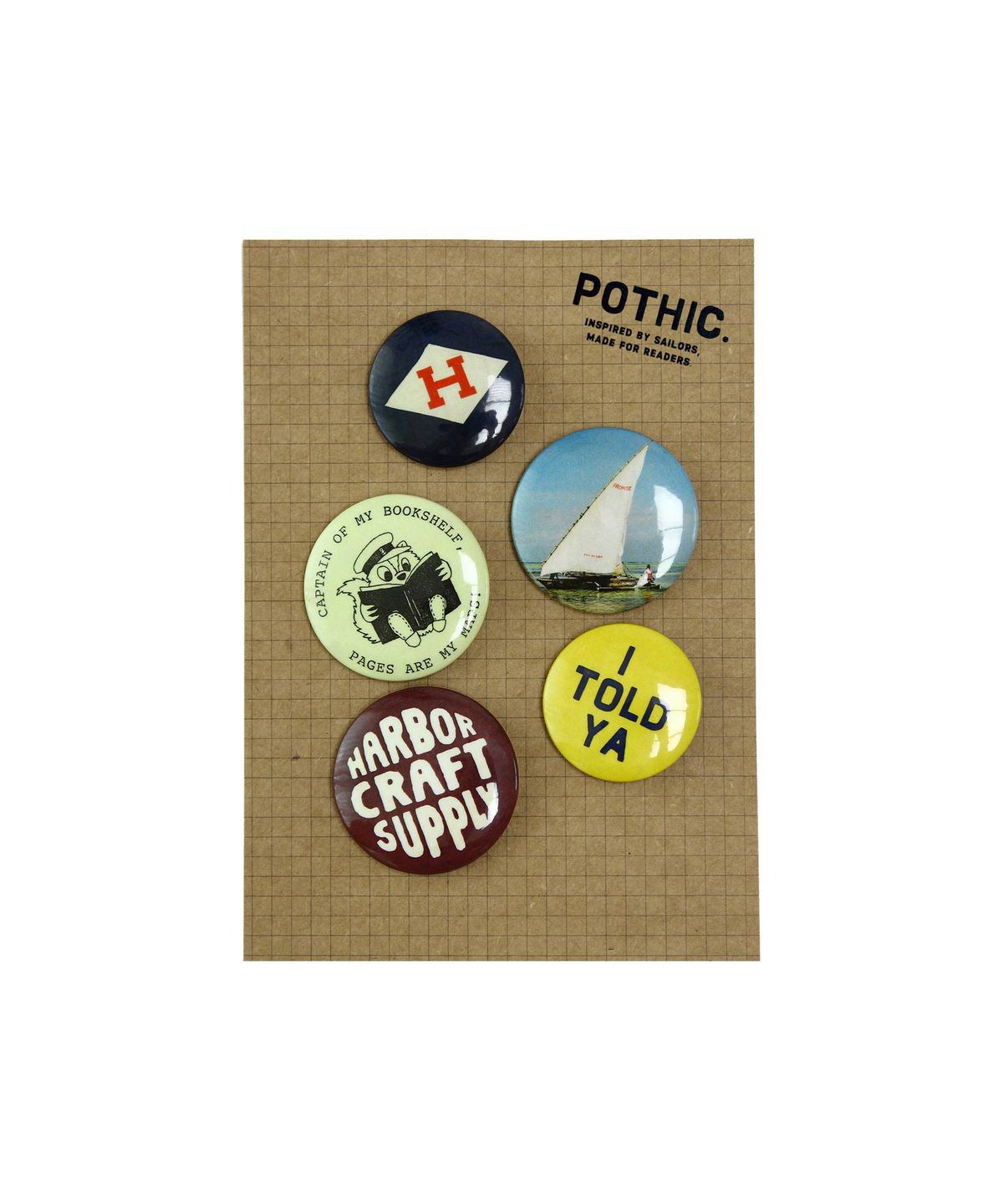 포틱(POTHIC) Pin Badge Pack