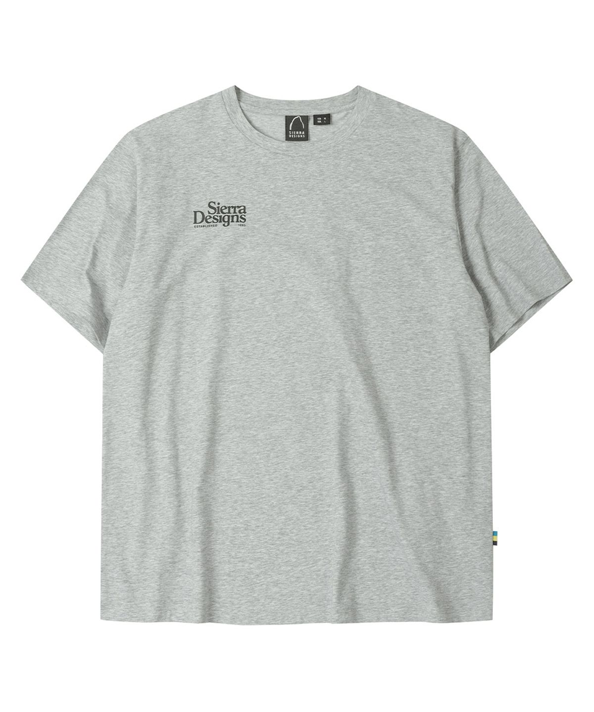 시에라디자인(SIERRA DESIGNS) 리치몬드 로고 칠라이트(CHILL-LITE) 숏슬리브 MELANGE GREY