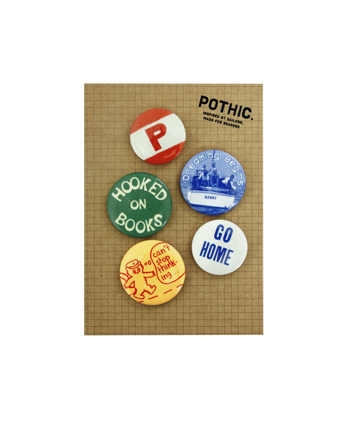 포틱(POTHIC) Pin Badge Pack 2