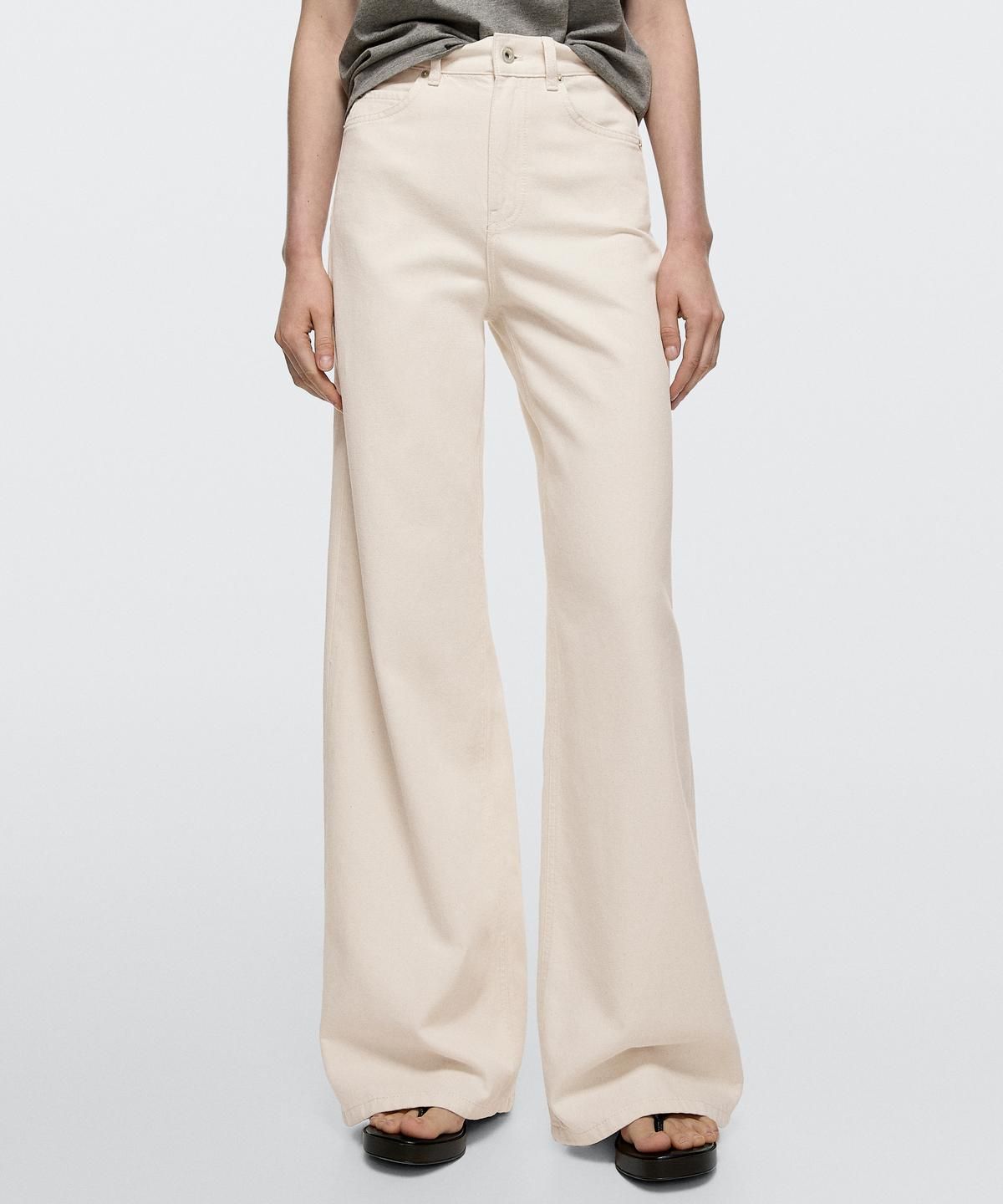 마시모두띠(MASSIMO DUTTI) 하이라이즈 와이드 레그 진