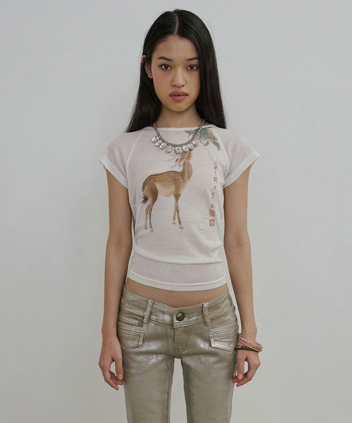 스컬프터(SCULPTOR) Zen Deer Tee White
