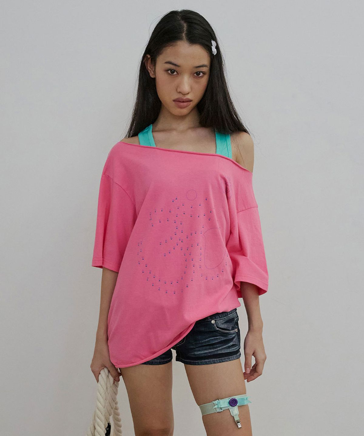 스컬프터(SCULPTOR) Point To OM Tee Pink