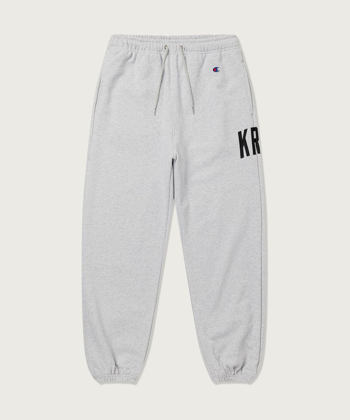 챔피온(CHAMPION) 챔피온 X 콤팩트레코드바 빅 로고 스웨트 팬츠 Light Grey