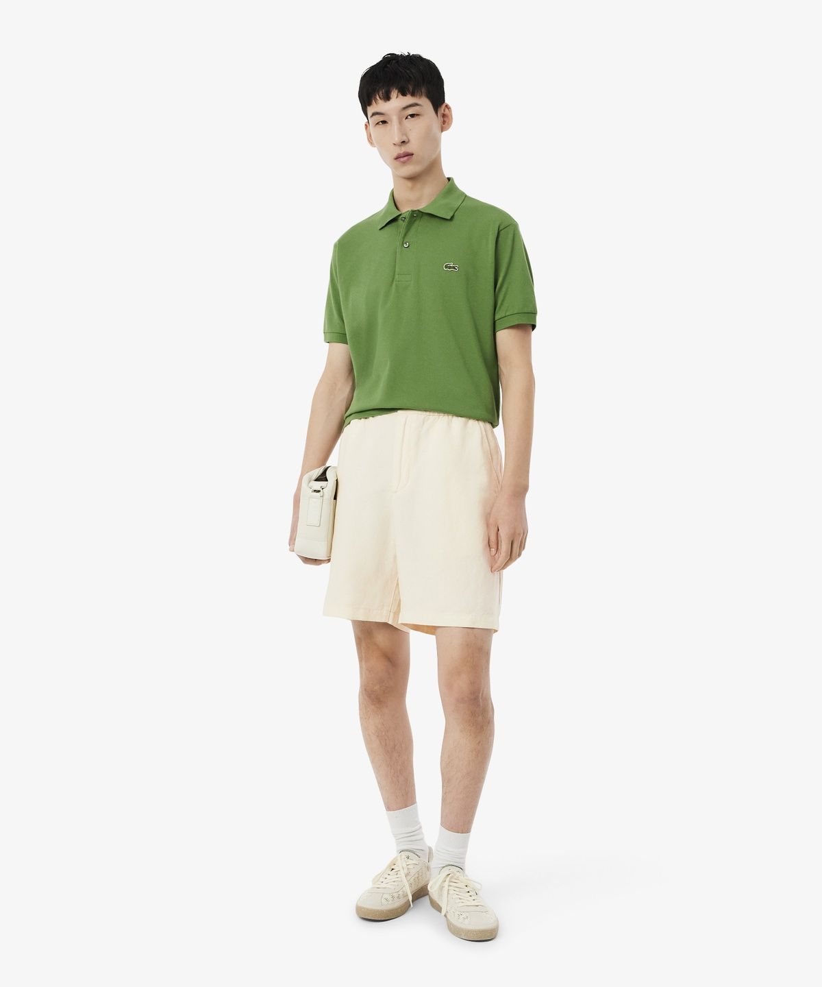 라코스테(LACOSTE) 남성 린넨 혼방 밴딩 쇼츠 GH2628-56G 056