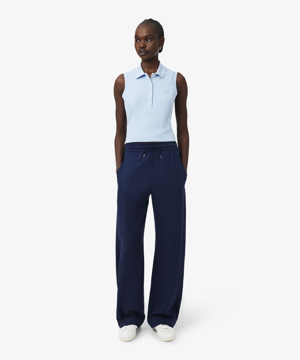 라코스테(LACOSTE) 여성 린넨 블렌디드 캐주얼 트랙팬츠 HF6777-56G 166