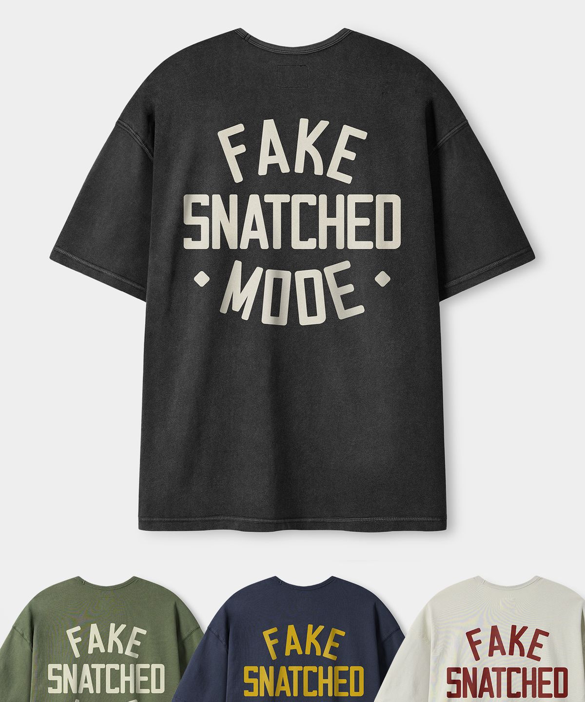 디미트리블랙(DIMITRI BLACK) SNATCHED 크롭 반팔 티셔츠_4 COLOR