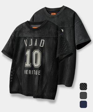 VLAD 턴오버 아트웍 로고 럭비 져지 반팔 티셔츠_3 COLOR