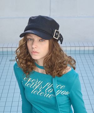 BUCKLE POINT CAP_BLACK