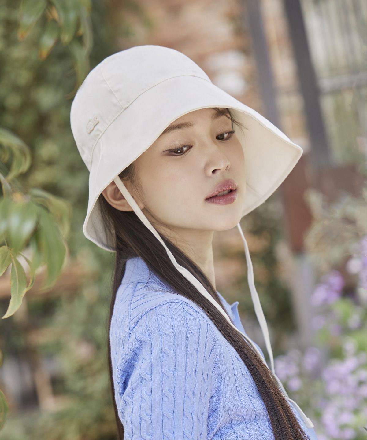 라코스테(LACOSTE) 여성 2WAY 와이드 버킷햇 RK223E-56G 056