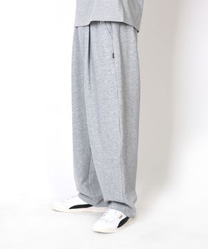 에센셜 커브드 스웻 팬츠 (멜란지 그레이)