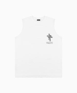 SP 에어코튼 더블 크로스 슬리브리스 화이트