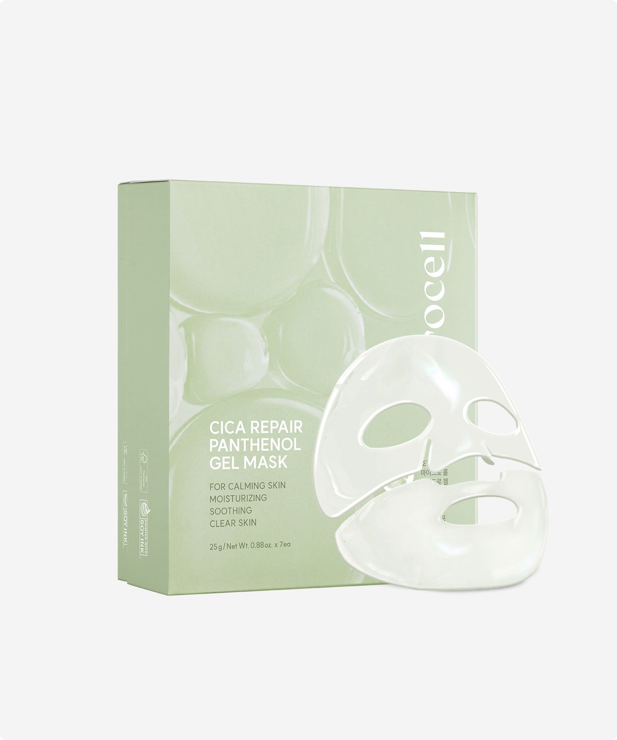 아로셀(AROCELL) [7매] 시카 판테놀 진정 겔 마스크