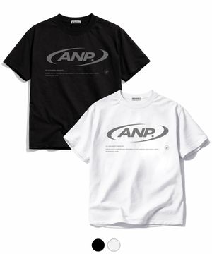 ANP 써클 오버핏 반팔 티셔츠 [ 2Color ]