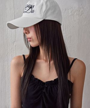 DADA Washed Cap, WHITE