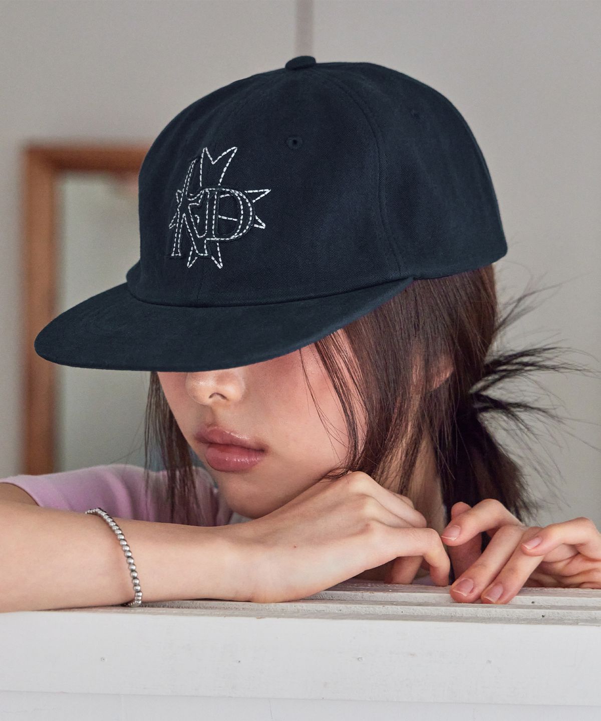 런던다다(LONDONDADA) LDN Cut Off Cap, NAVY