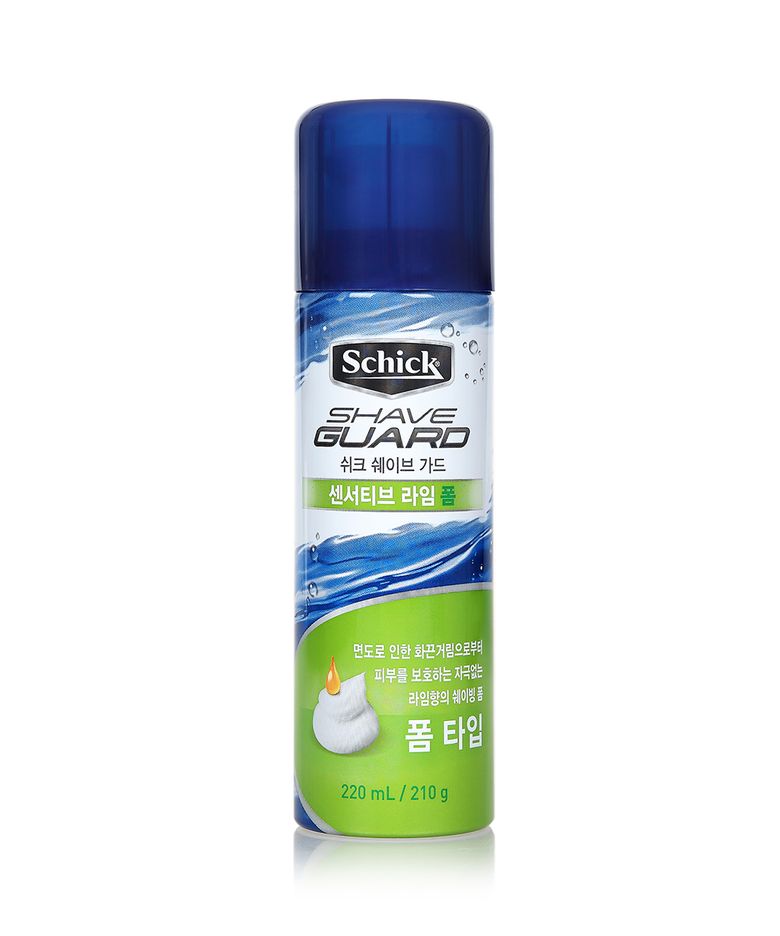 쉐이브가드 센서티브라임폼 220ml