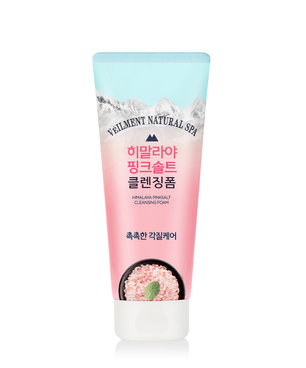 벨먼(VEILMENT) 내추럴 스파 히말라야 핑크솔트 클렌징 폼 200mL