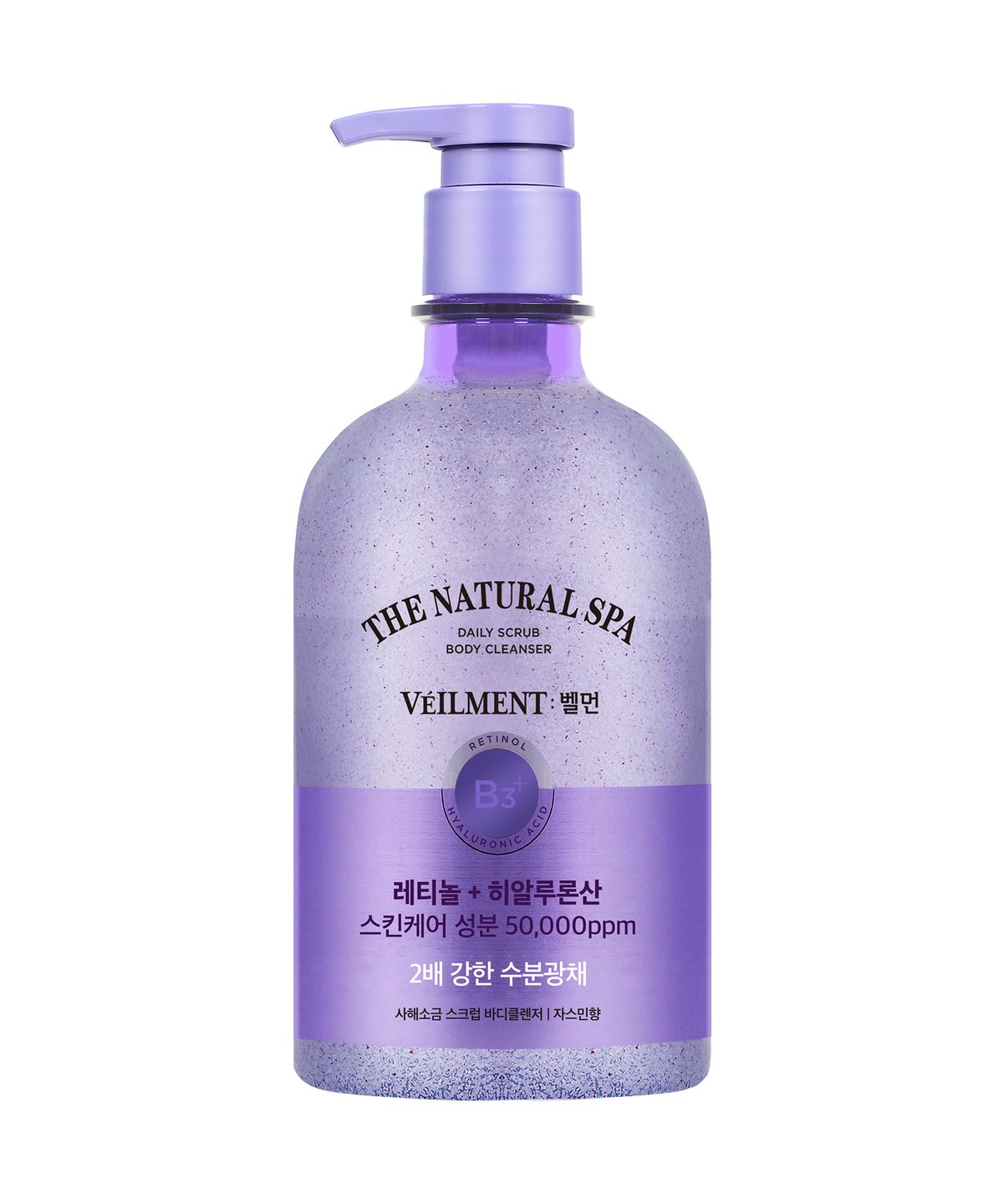 벨먼(VEILMENT) 스파 수분광채 스크럽 바디워시 자스민 600ml
