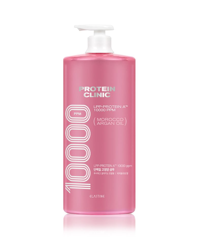 프로틴 클리닉 10000 모로코 아르간 오일 단백질 고영양 샴푸 피치블로썸향 1000ml