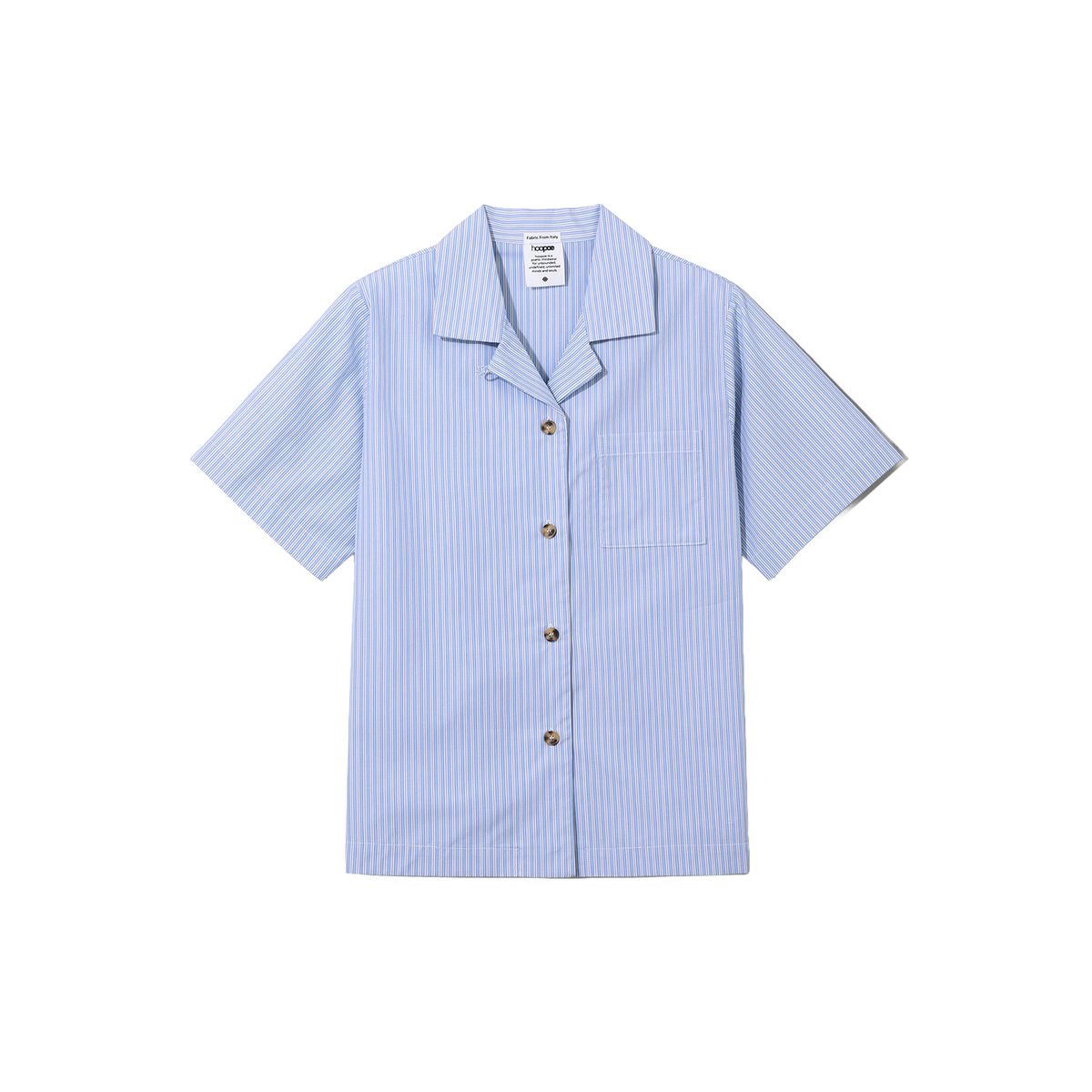 후포(HOOPOE) everyday cotton shirt_Boyfriend Stripe