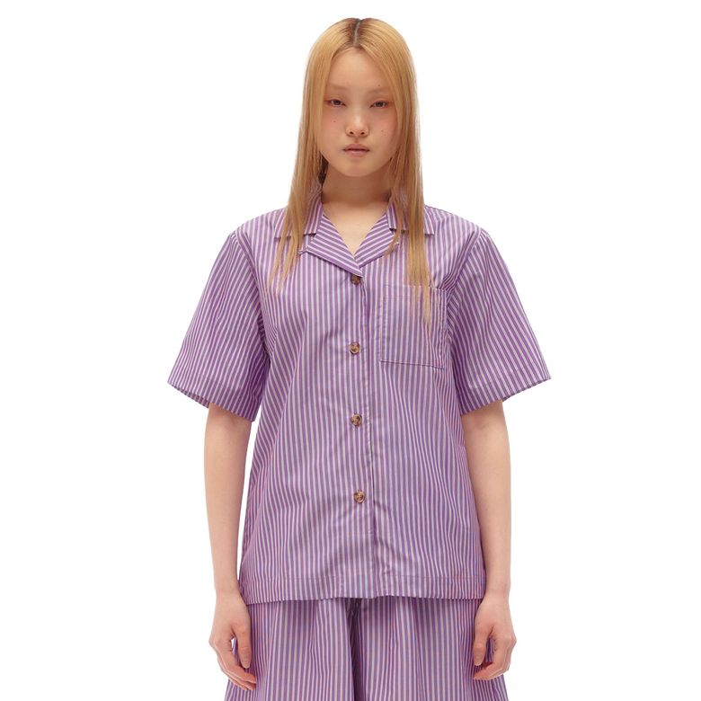 everyday cotton shirt_Royal Purple