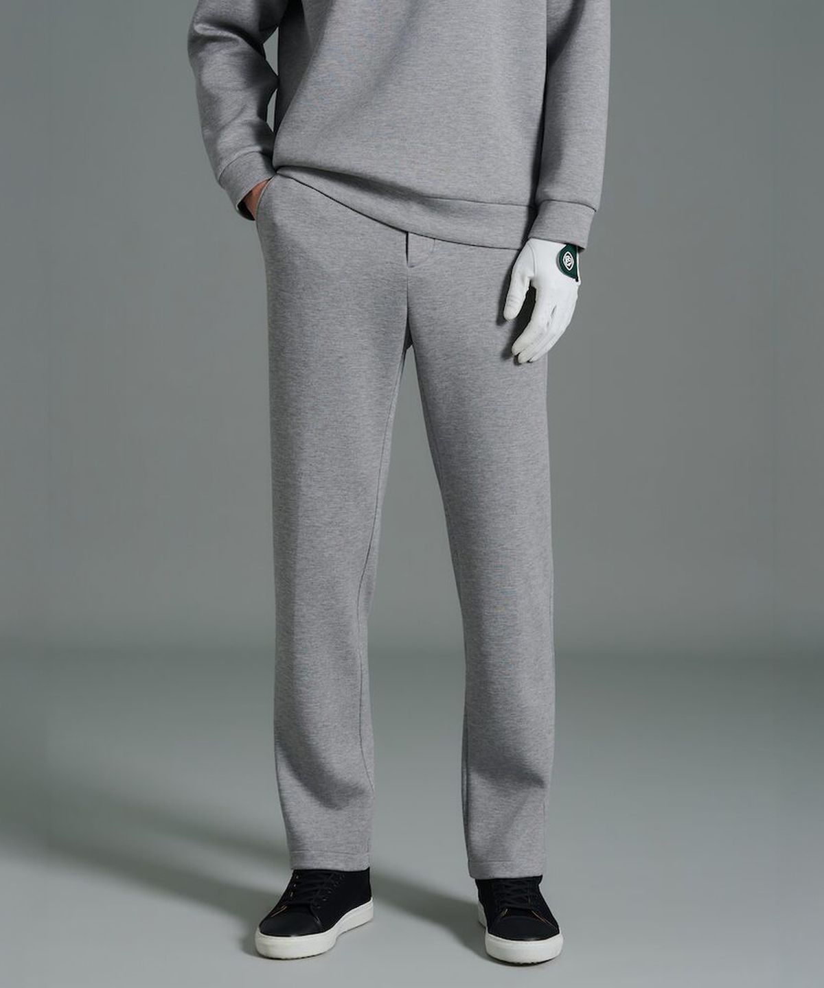 빈폴골프(BEANPOLE GOLF) 남성 셋업 스트레이트 팬츠 - 그레이
