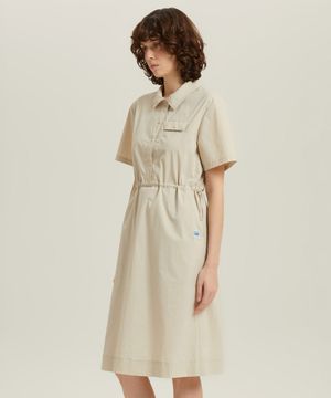 브리즈 쿨 카라 원피스 우먼 IVORY