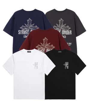 [SET] CROSS STREET 반팔티셔츠 (VS0227S)