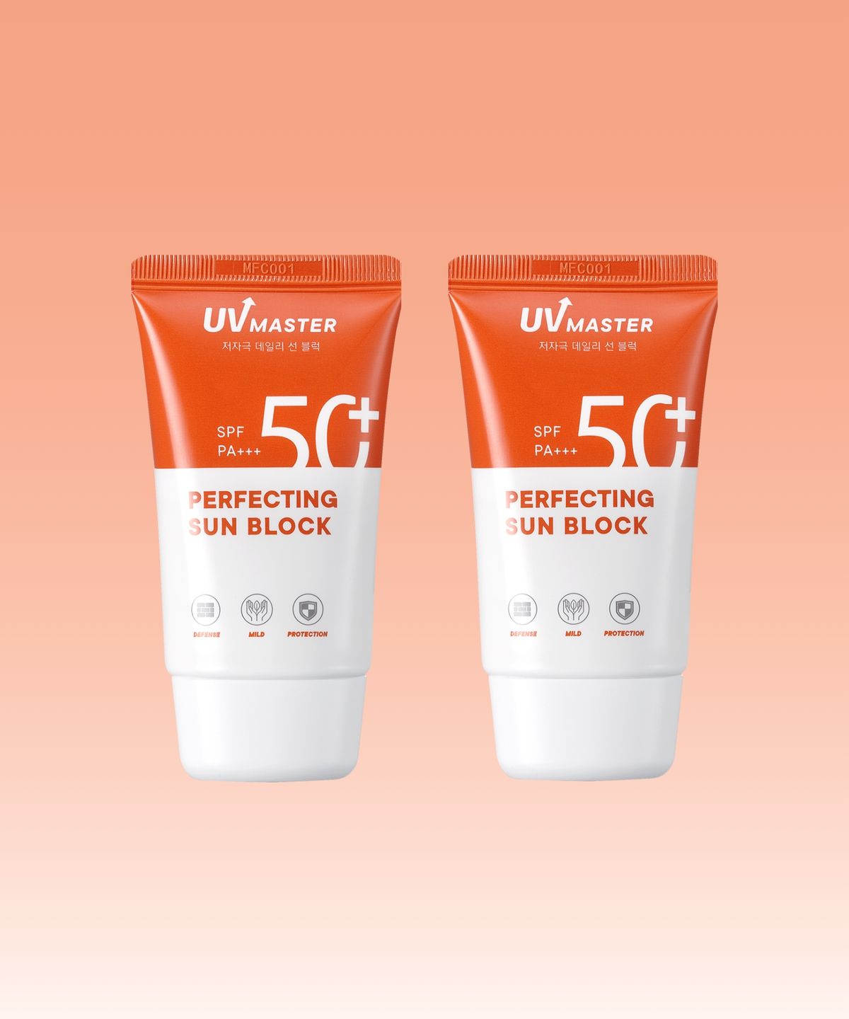 토니모리(TONYMOLY) [2pack] 유브이 마스터 퍼펙팅 선블럭 50ml