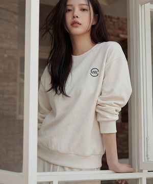 내추럴 와플 자수 셋업 96438