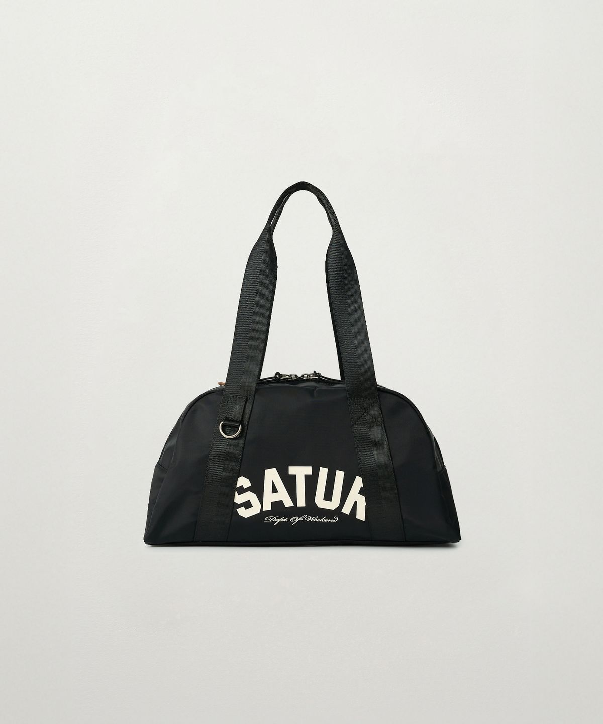 세터(SATUR) 나일론 트라페즈 숄더 백 블랙