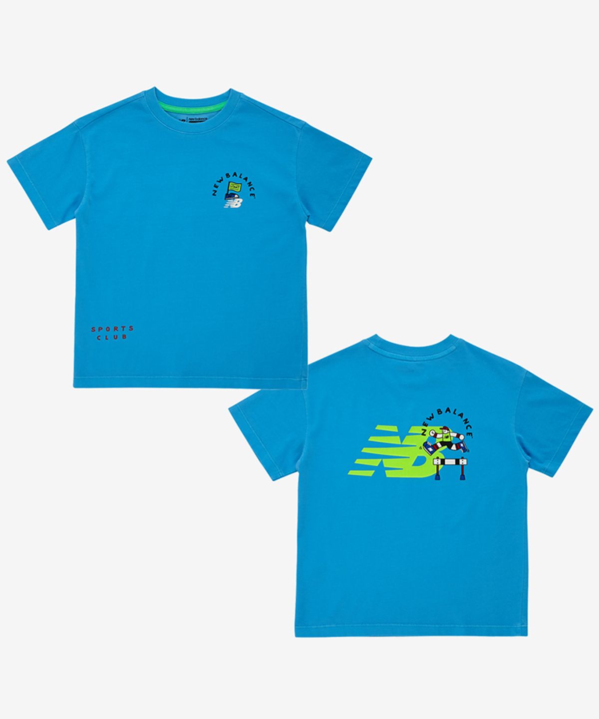 뉴발란스 키즈(NEWBALANCEKIDS) STELLAR PLAY GROUND_아동 피그먼트 반팔티셔츠 NK9EG2502U50